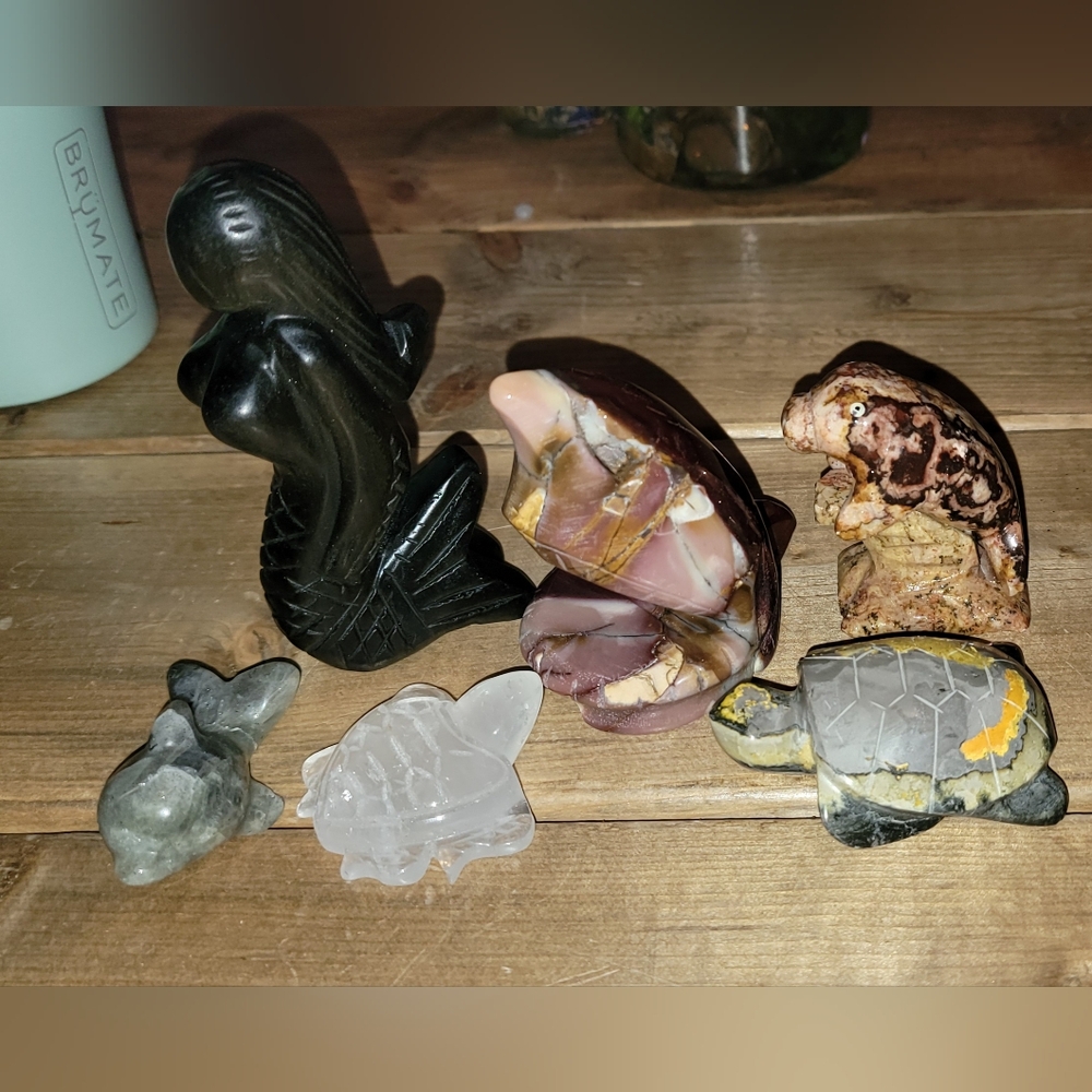 Crystal carvings